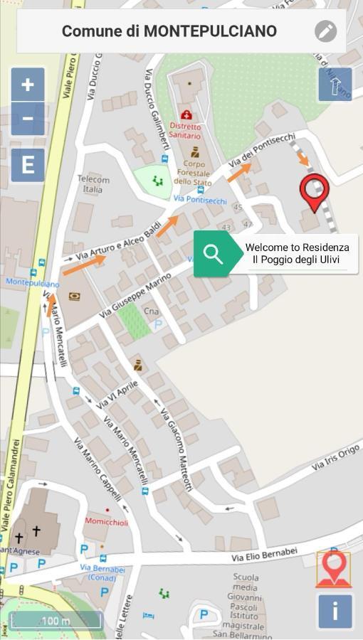 Willa Residenza Al Poggio Degli Ulivi Montepulciano Zewnętrze zdjęcie